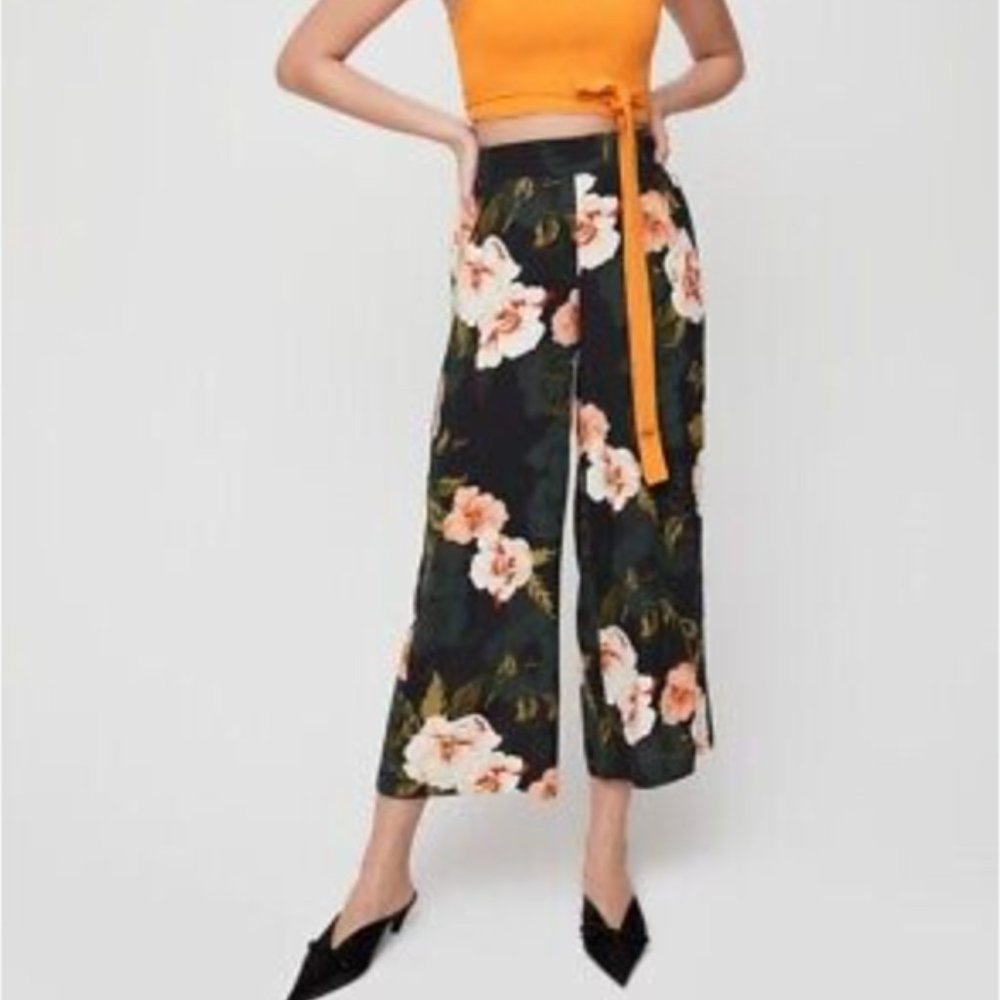 Wilfred Floral Tie-Waist Pants